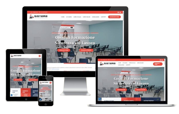 SISTEMA Snc. Sito Aziendale. Corsi di Formazione Sicurezza sul Lavoro